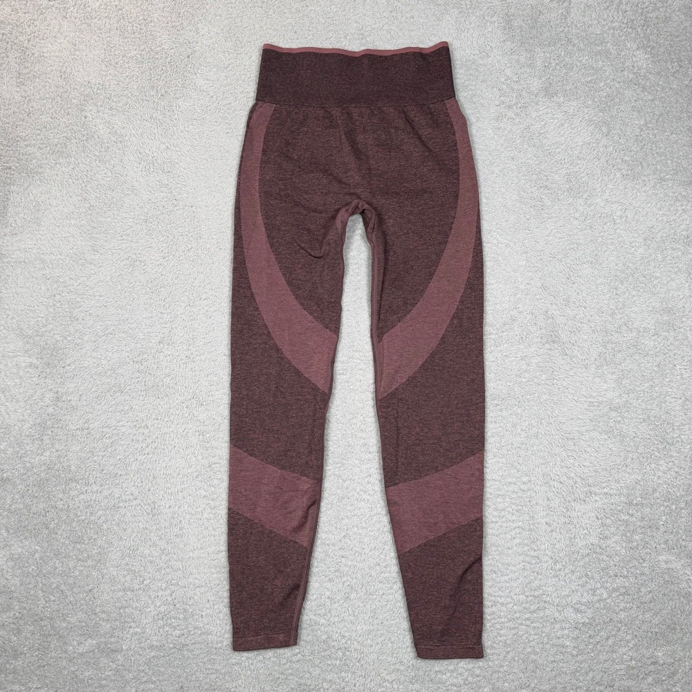 Victoria's Secret PINK Seamless High Waist Leggings Maroon Heather Small Gymwear